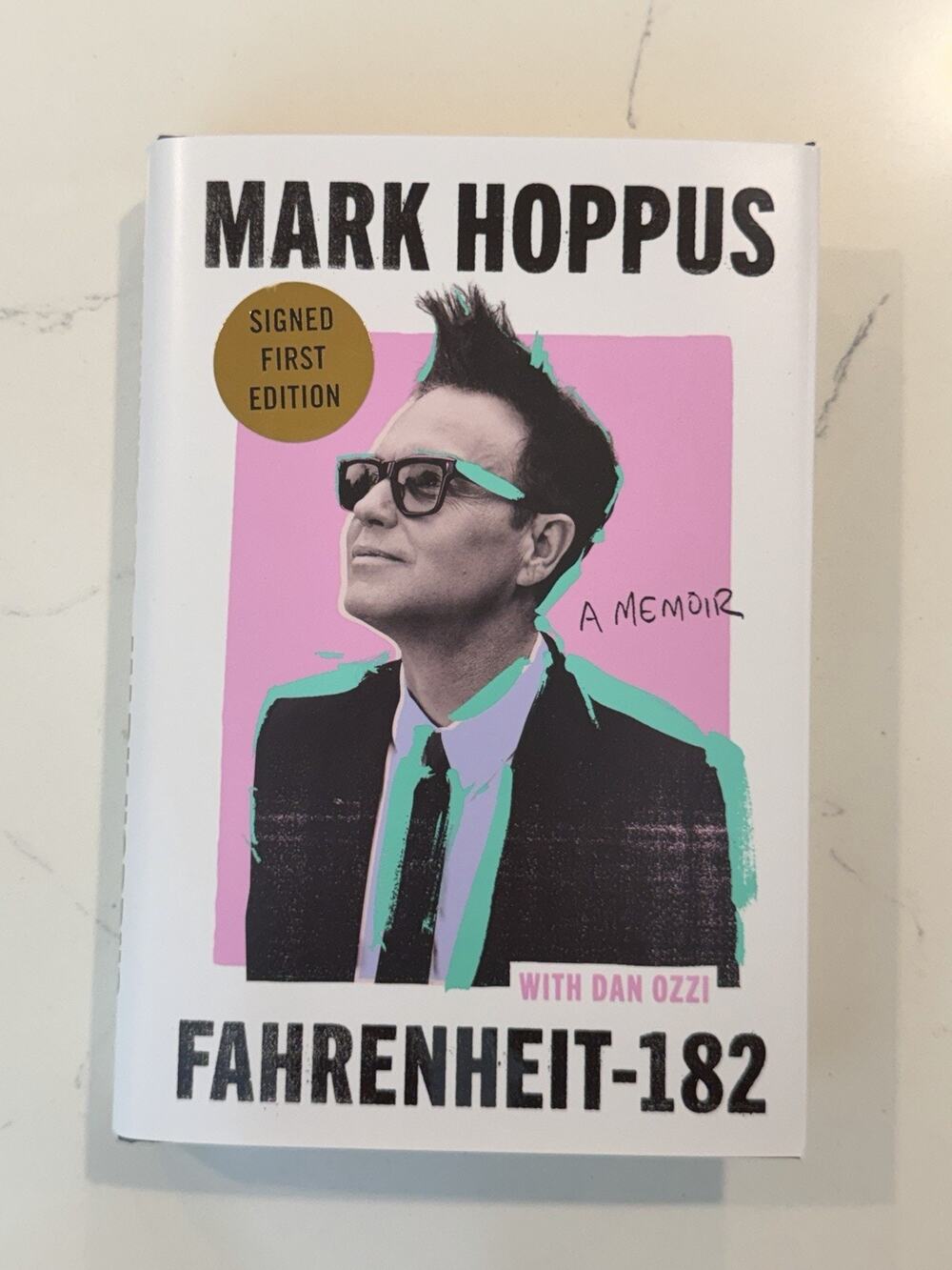 Mark Hoppus Signed Book AUTOGRAPHED Fahrenheit-182 A Memoir Blink 182 #22